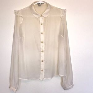 Forever 21 -Flowy Button Blouse